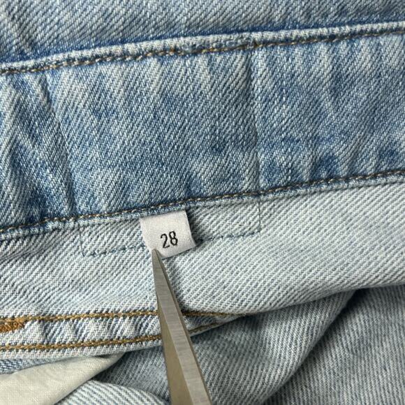 JEAN ATELIER Flip in the Sky High Rise‎ Straight Leg Jeans Size 28 Vintage Wash - Picture 14 of 16